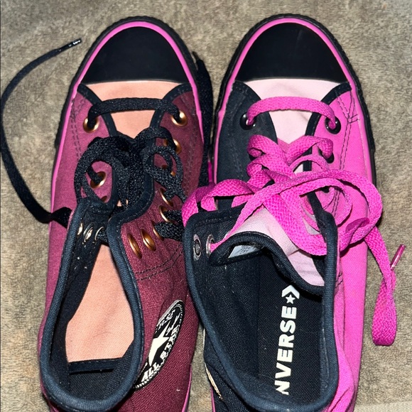 Chuck Taylor Converse High-Top Sneakers - Pink and Black - Picture 7 of 16